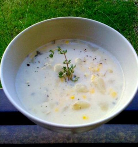 Corn Crab Soup - Hot Corn Starters